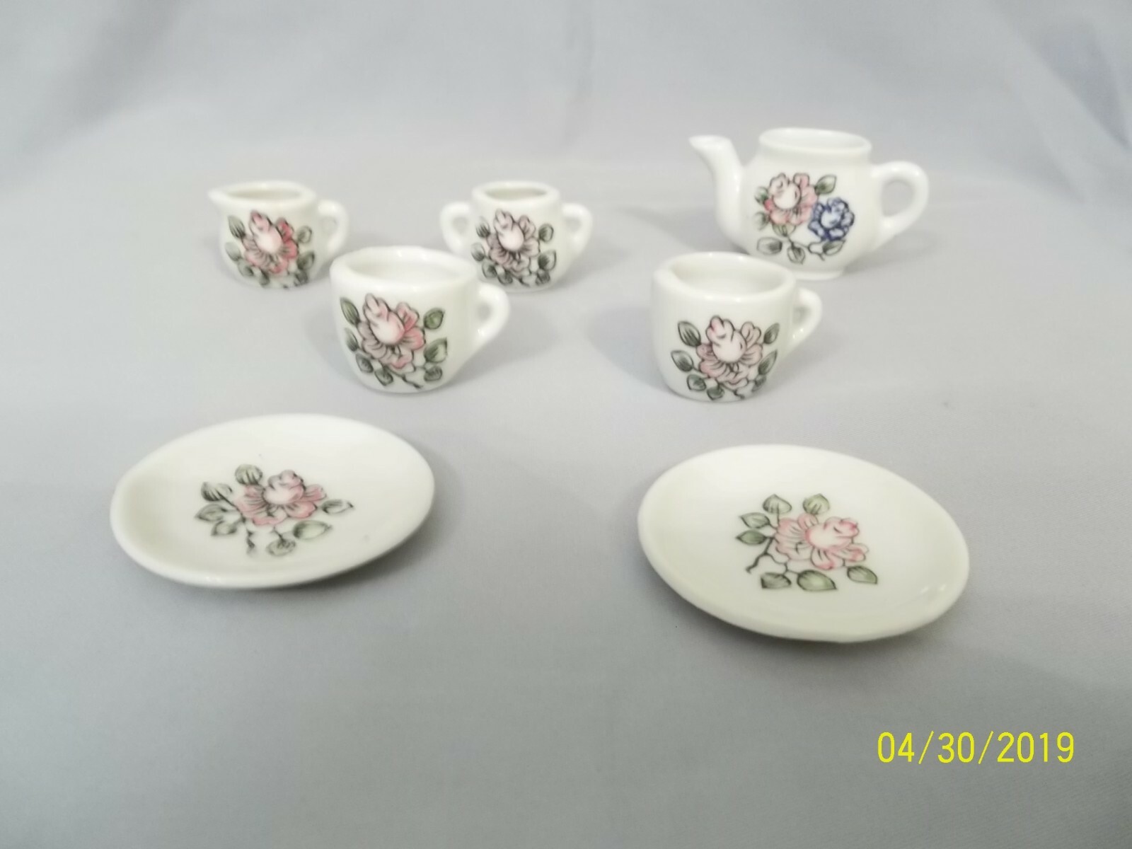 Vintage Porcelain Mini Tea Set eBay