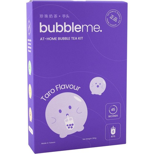 Bubble Tea Kit Taro Flavour 280g - Taiwan Bubble Tea Pearl drink