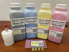 (280g/140g) 4 Toner Refill for Xerox VersaLink C500, C505 + 4 Chip (58 ~ 57) M