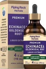 Echinacea Goldenseal Liquid Extract | 4 Fl Oz | Alcohol Free | by Piping Rock