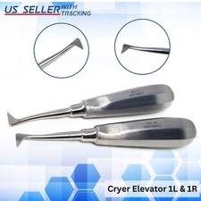 Dental Tooth Extraction Cryer Elevators Left & Right Surgical Root Instruments