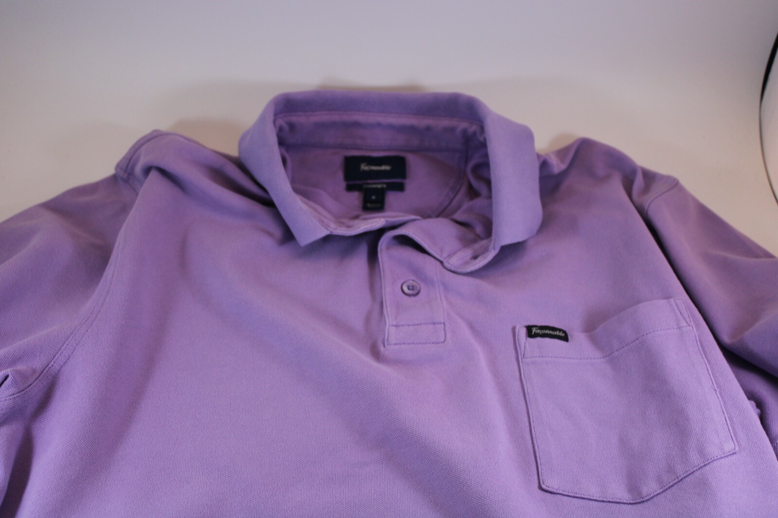 Faconnable Classique Men's Small Light Purple Pol… - image 2