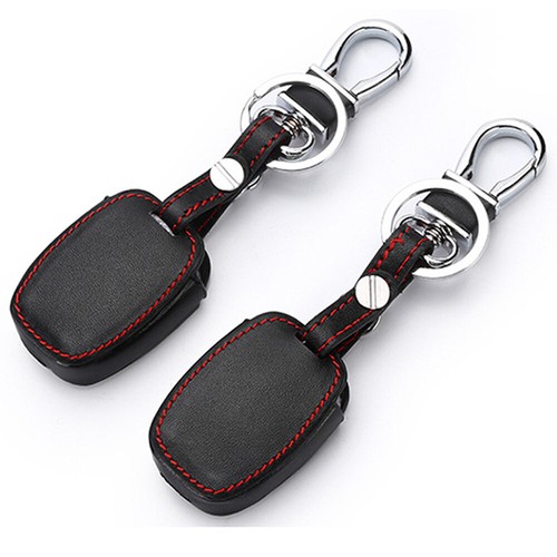 Leather Car Key Fob Case Cover Holder Bag For Honda Accord Civic CRV 4/3 Buttons - Bild 7 von 16