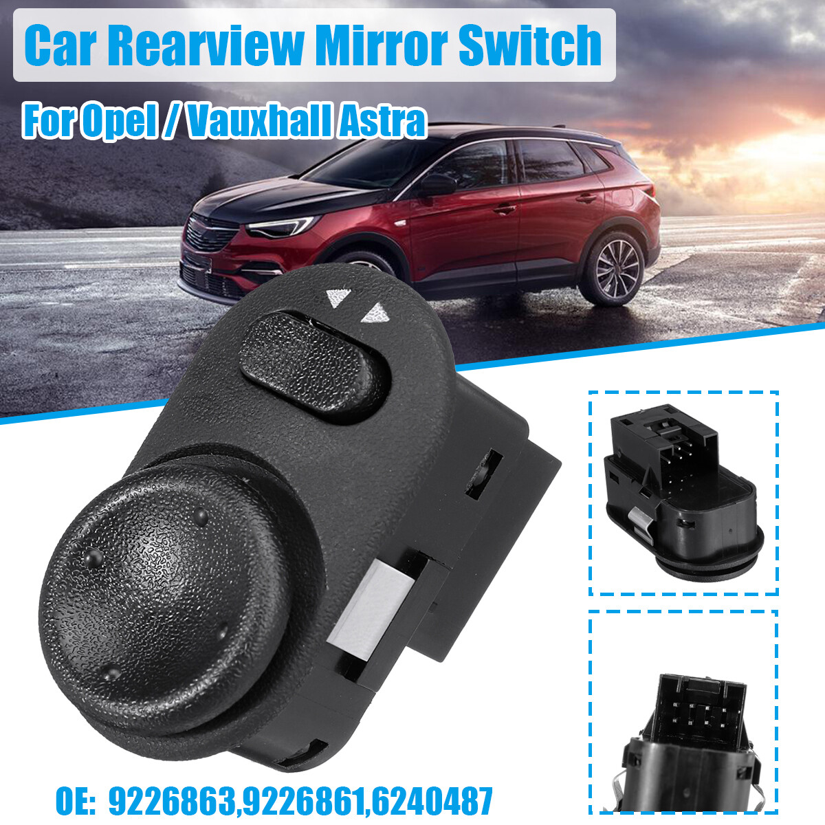 Power Rear View Mirror Switch Remote Control Adjustment For Opel 