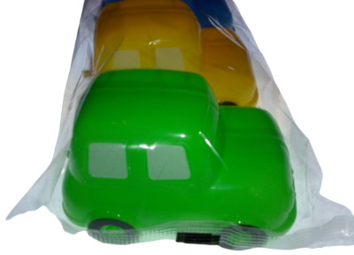 Happy Easter Van Suv Shaped Plastic Hinged Fillable Eggs Candy 6pk Vans Colorful
