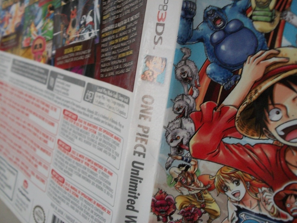 One Piece Unlimited World Red Nintendo 3DS Damaged Art Game Case