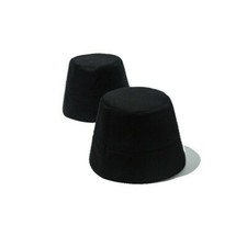 Women Men Bucket Hat Cap Fishing Beanie Punk Retro Sun Black Casual Fashion