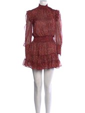BRAND NEW Anthropologie MISA Paisley GIANNA Printed Boho Dress Size Large $380