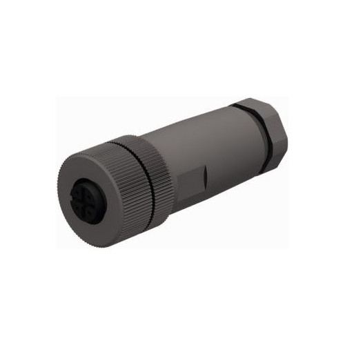 Turck B8141-0, 250 V, 4 A, 4-Pin, Screw Terminal, Field Wireable Connector, 1pc