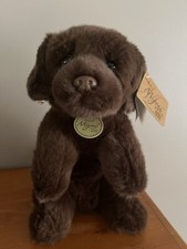 AURORA Miyoni Chocolate Lab Plush Puppy Dog 11" Soft Stuffed Animal Toy NWT