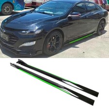 For Chevrolet Cruze 86 Side Skirt Extension Rocker Panel Splitter Black Green