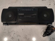 Vintage Casio CP50 AM FM Cassette Mini Boombox Ghetto Blaster Parts Repair
