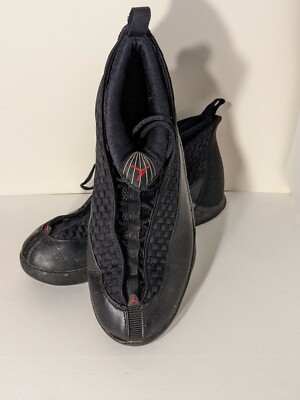 Nike Air Jordan Men’s Size 8 Retro 15 Stealth Black Sneakers Shoes 881429-001 Men main image 3