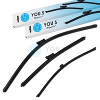 You.S Scheibenwischer WischerbläTter SET Vorne + Hinten FüR Audi A1 (8X1, 8XK)