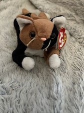 Ty Beanie Baby Chip the Calico Cat Plush 1996 With Tags Vintage Collectible Toy
