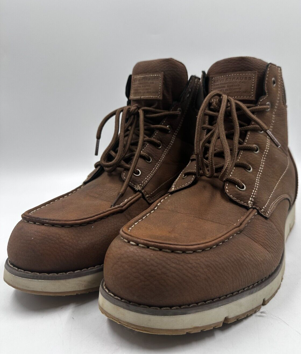 Levi Strauss Men's Brown Classic Chukka Lace Up Low Casual Ankle