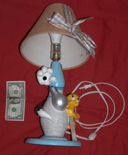 Warner Bros Studio WB 2000 18" Wood Tweety Bird, Sylvester Kids wood Night Light