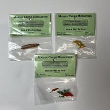 New Dollhouse Miniatures Food Bread Bananas Carrots Doll Kitchen Collectible