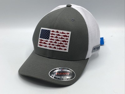 Columbia Unisex PFG Grey Mesh Ball Cap 