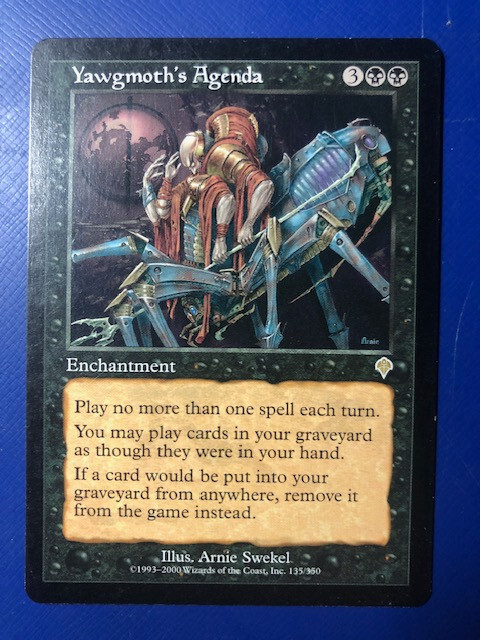 MTG ヨーグモスの行動計画/Yawgmoth's Agenda英語　サイン入 MTG, マジック:ザ・ギャザリング 通販 | ENNDAL GAMES / ☆エラー