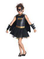 Rubies Batgirl KostüM Komplettset Schwarz Polyester Fancy Dress Outfit