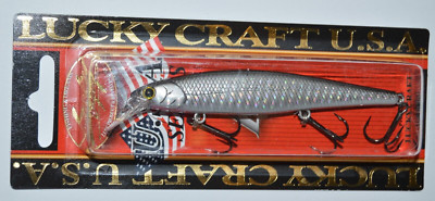 lucky craft slender pointer 97mr 3 7/8'' suspending jerkbait metallic anchovy