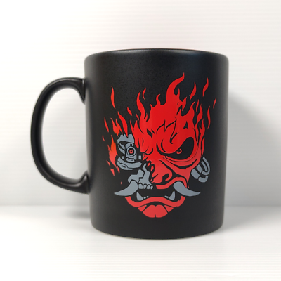 Jinx CD Projekt Red Cyberpunk 2077 Samurai Mug Graphic Print Black