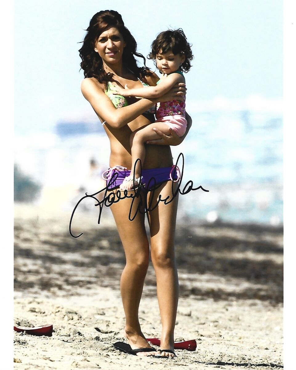 Farrah Abraham hand SIGNED Bikini Beach Photo COA Autographed Porn Star XXX eBay image