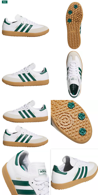 New adidas Samba Golf Shoes Footwear White/Green/Gum4 #JH6151 PK