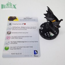 Heroclix World's Finest set Batman 034 Rare figure w/card 