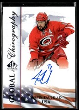 2015-16 SP Authentic Global Chirography Justin Faulk Auto #USA-JF