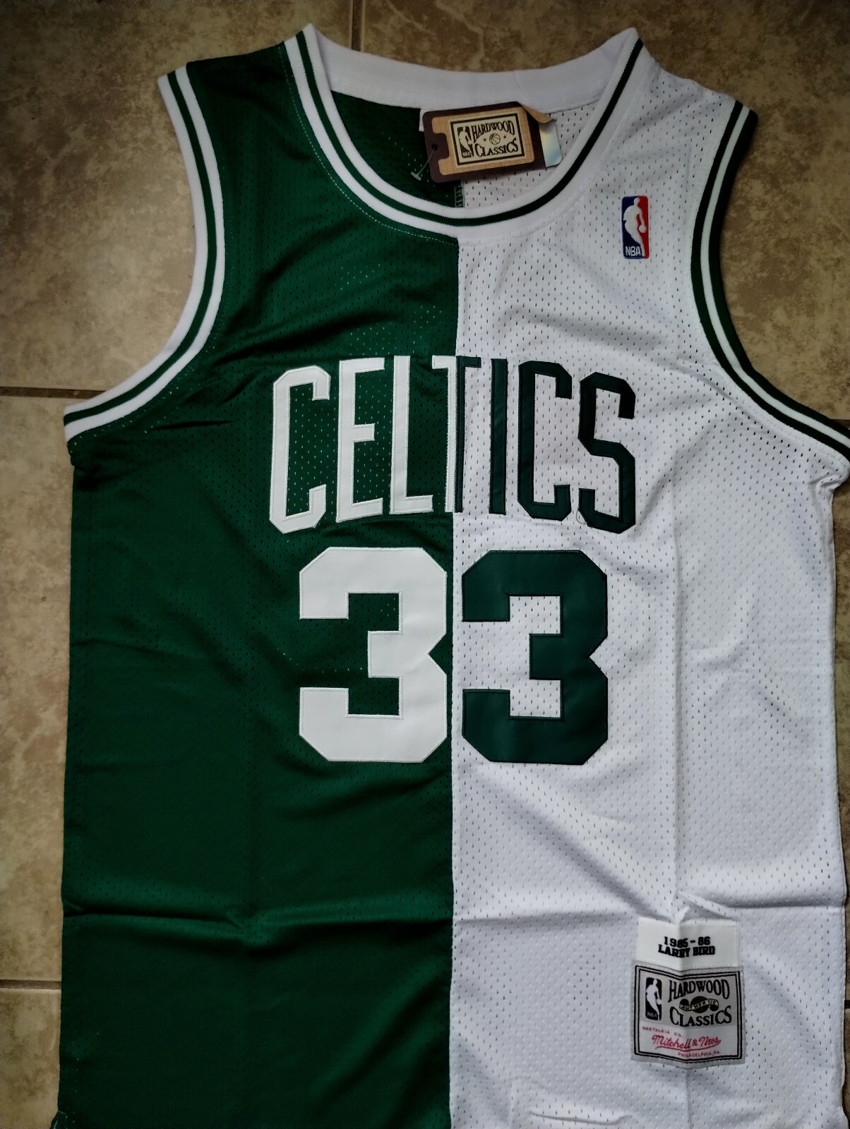 Boston Celtics Jersey Larry Bird Jersey #33 Stitched vintage Jersey US Seller