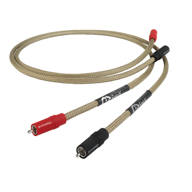 Chord Epic X ARAY RCA Interconnect Cable - 50cm Audio Phono Analogue Lead 0.5m