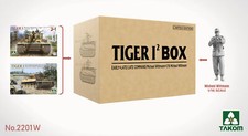 TAKOM 2201W 1/35 Tiger I Box (TKO2201 + TKO2202 + 1/16)Limited Edition Model Kit