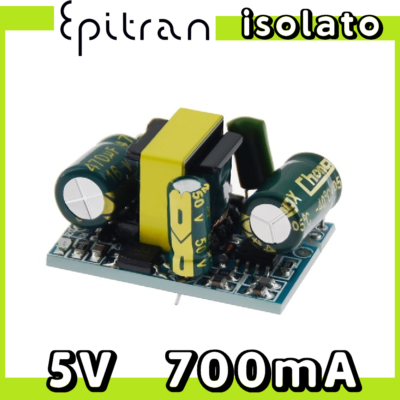 Alimentatore Doppia Uscita 12V 5V Dc 1A Ingresso 230V Ac Trasformat - Foto 3