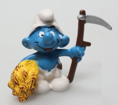 Figurine Schleich Schtroumpf Faucheuse Halloween – Référence 20545, Neuf Sous Blister
