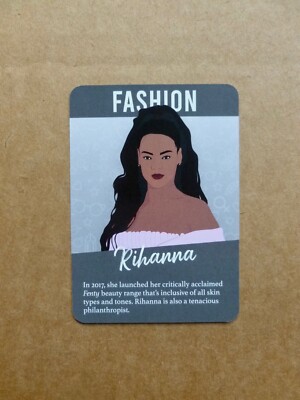 2022 Bubblegum Stuff - RIHANNA - Girl Power Female Heroes Game Card
