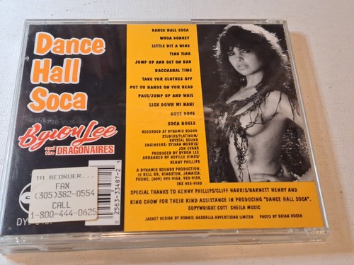 CDW Byron Lee & The Dragonaires: Dance Hall Soca (1999 Dynamic Sounds, Jamaica) - Picture 2 of 4