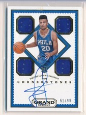 2016 Grand Reserve Cornerstones /99 Timothe Luwawu-Cabarrot #133 Rookie Auto RC