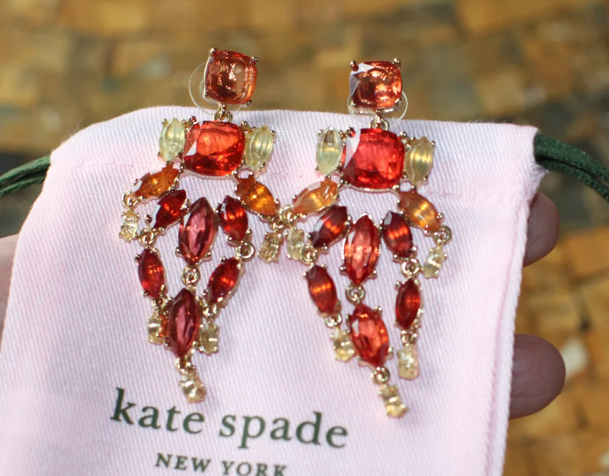 Kate spade orange best sale earrings