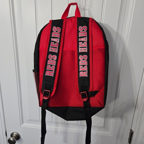 Cincinnati Reds Heads Backpack Bag MLB Red & Black Bookbag Baseball - Picture 6 of 6