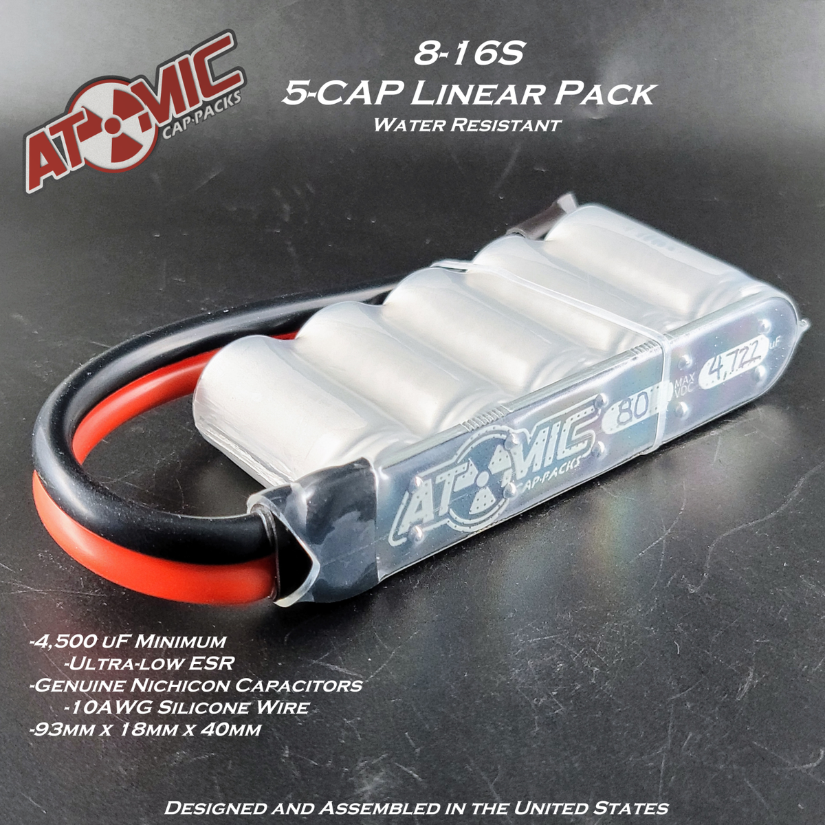 Powerhobby 4 PACK 8800uf Capacitor Cap Pack 735816808082