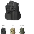 IMI Black Polymer Retention Roto Holster For Heckler & Koch USP Compact 9/40