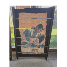 Gone with the Wind Vintage Large Folded Paper Poster Clark Gable Vivien Leigh