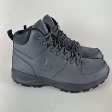 Nike ACG Manoa Botas de Senderismo Combate Senderismo 9.5 Gris Gris 472780-002 USADAS UNA VEZ