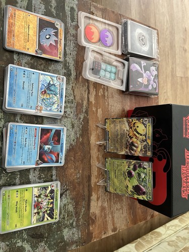 Pokemon TCG Destined Rivals Bundle 96 X Cards Plus ETB and Contents - Mint