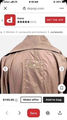 Adidas Stella McCartney Sport/Club Jumpsuit