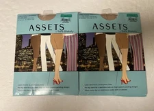 2 Assets By Sara Blakely Unbelievable Underwear Mid Thigh Shaper Size 3 Nude
