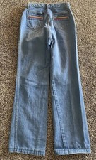Vintage Denim Jeans Womens Sz 12 High Rise Wide Leg Disco Bell Bottom Kmart 70s