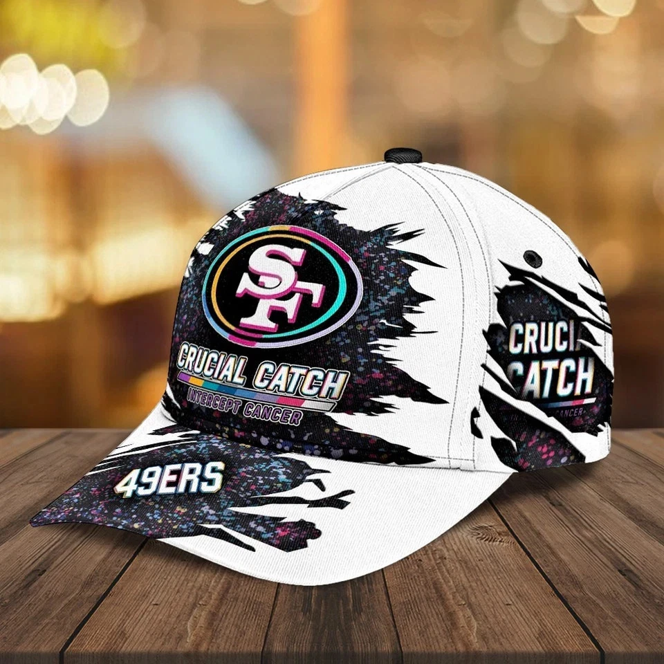 49ers x Crucial Catch Intercept Cancer Classic Cap